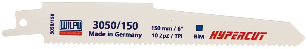 Полотно по металлу 3050/150 Bi-metall (3 шт, 150х22х1.57 мм, 130 мм, 10 TPI) WILPU 1551500003