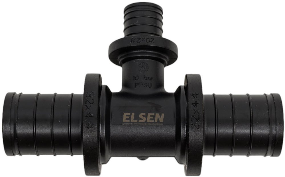 Тройник ELSEN 32, 20, 32, PPSU полифенилсульфон, редукционный EFA31.322032P