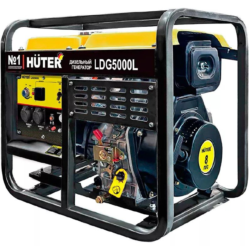 Дизельный электрогенератор Huter LDG 5000L 64/2/11