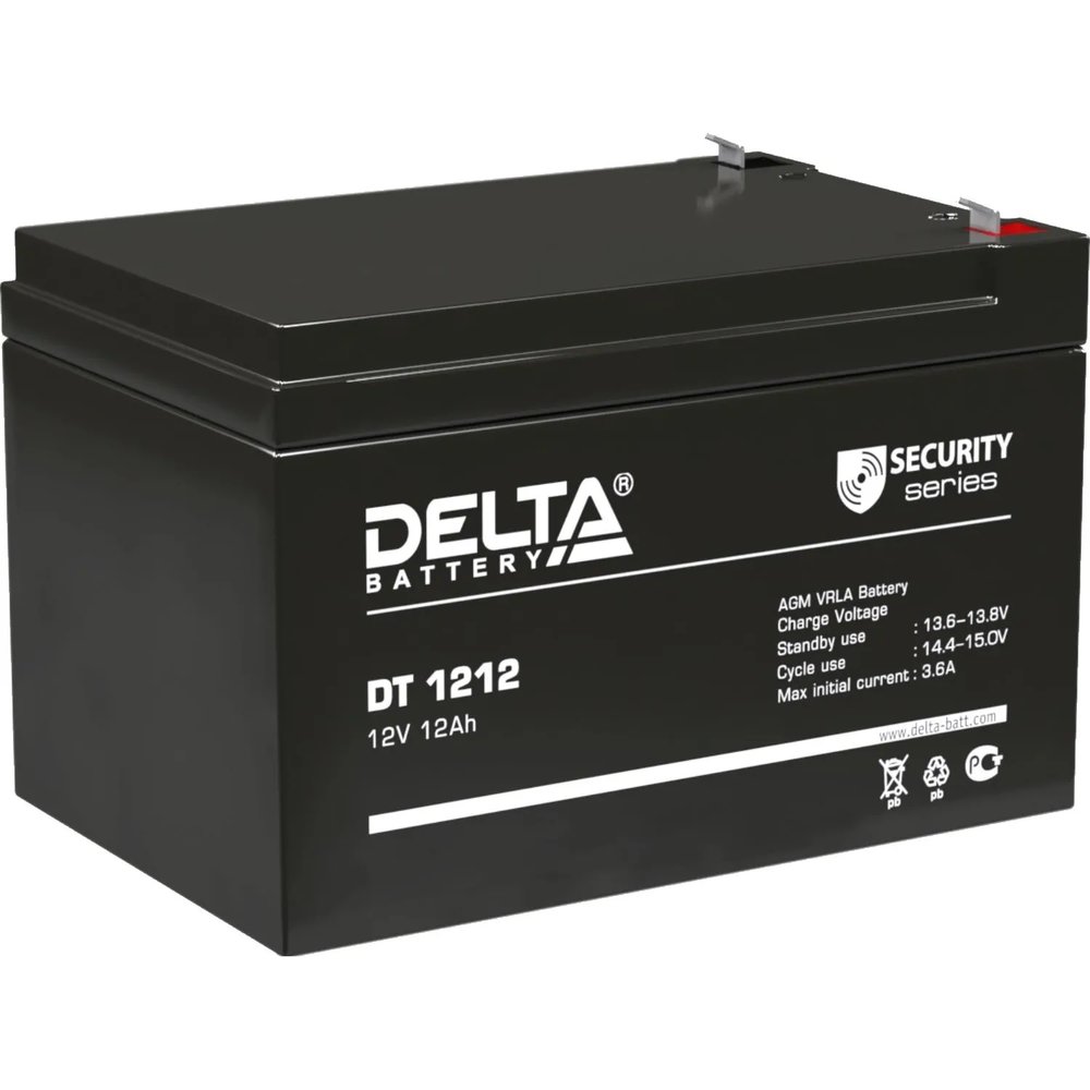 Батарея для ИБП Delta DT 1212 12В/12, F2 (151x98x95мм)