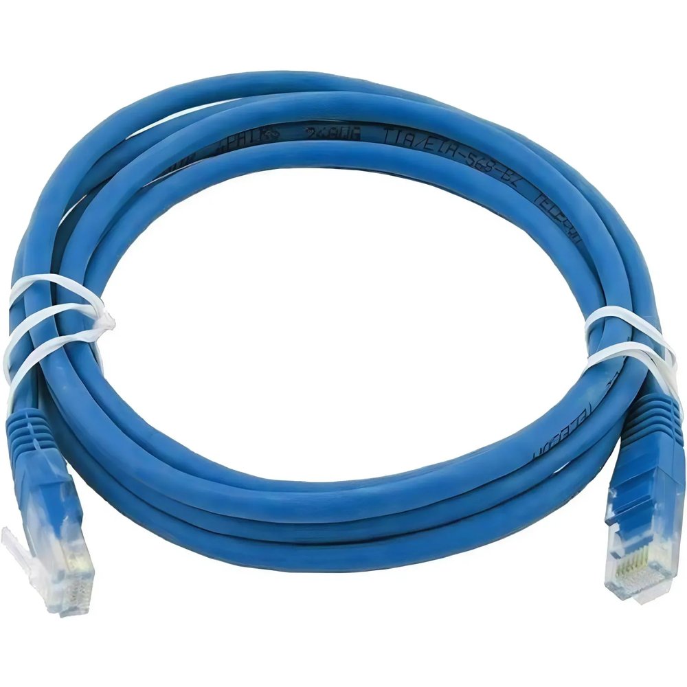 Патч-корд ExeGate UTP-RJ45-RJ45-5e-2M-BL, cat.5e, 2м, синий <,EX241495RUS