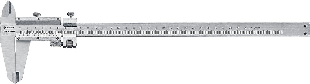 Стальной штангенциркуль ЗУБР ШЦ-1-300 300 мм 34514-300