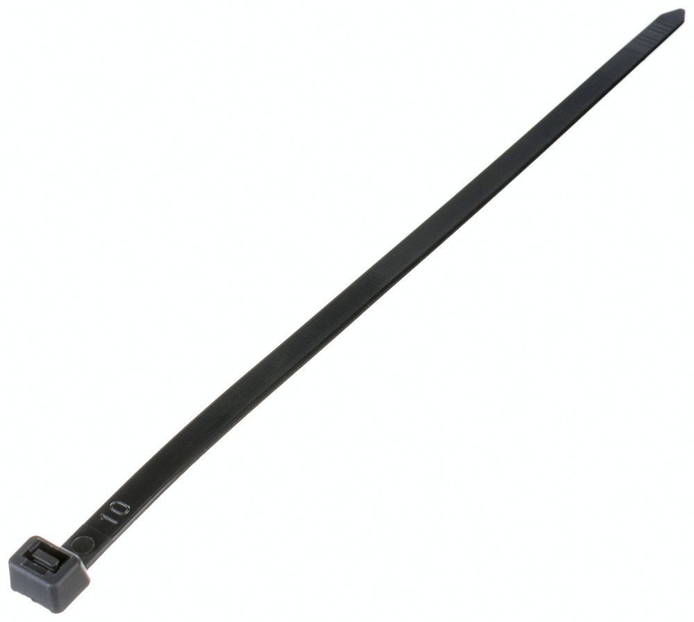 Нейлоновые стяжки FORTISFLEX КСС 8х250 черный 100 штук 50282