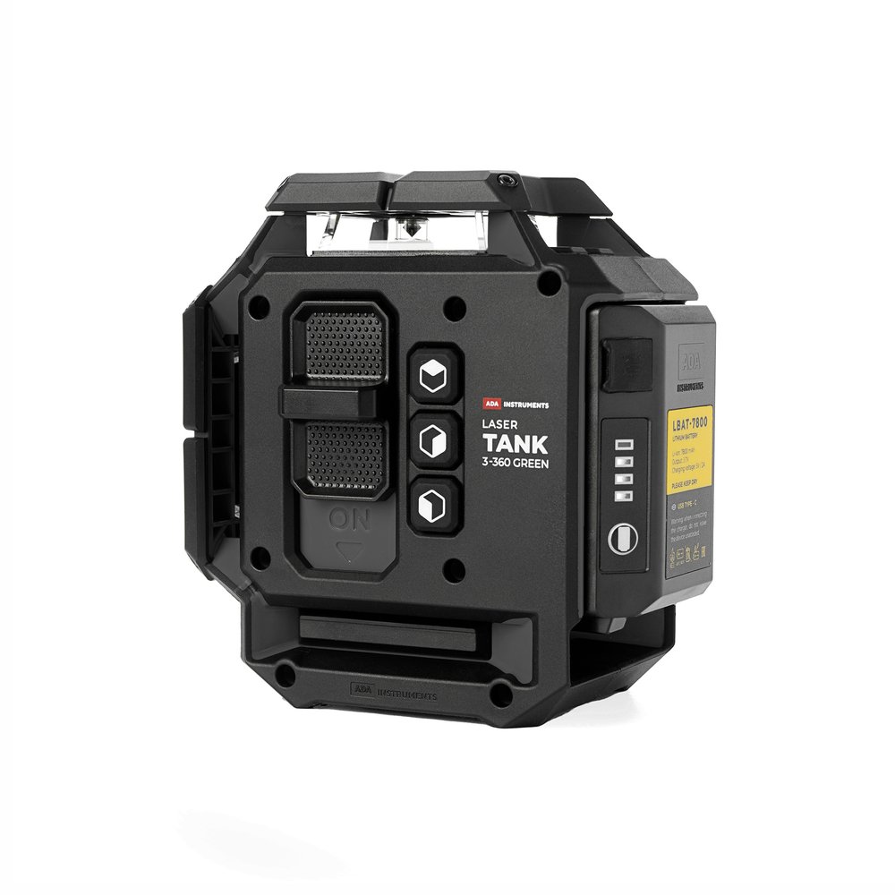 Профессиональный лазерный уровень ADA LaserTANK 3-360 GREEN basic edition А00633