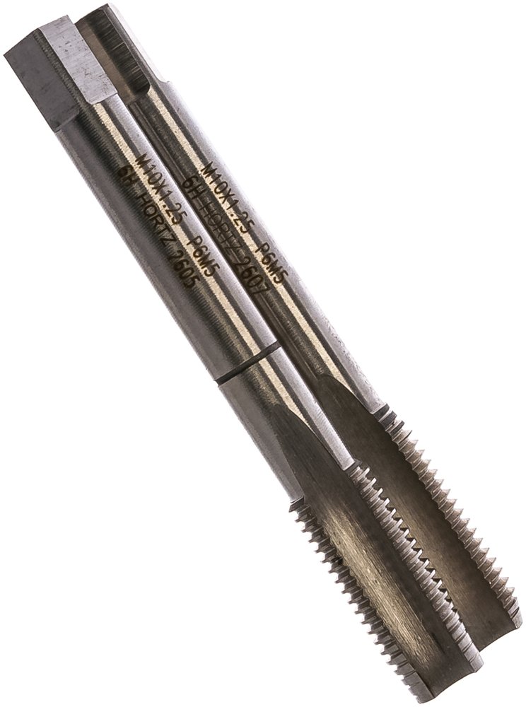 Метчик М10x1,25 м/р комплект 2 шт. Р6М5 HORTZ 203874