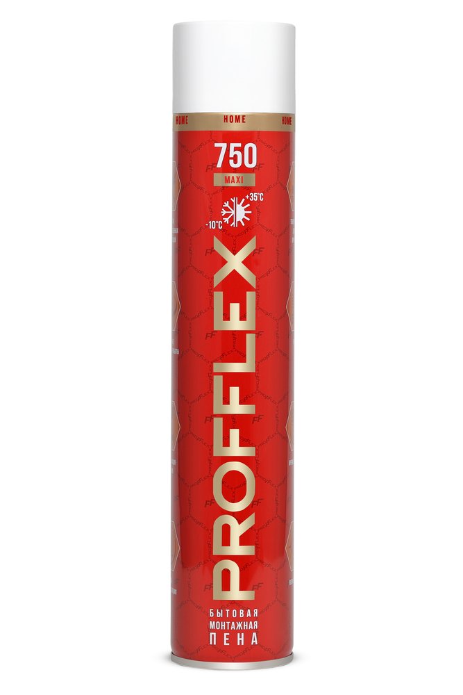 Монтажная пена PROFFLEX 750 MAXI бытовая 70237