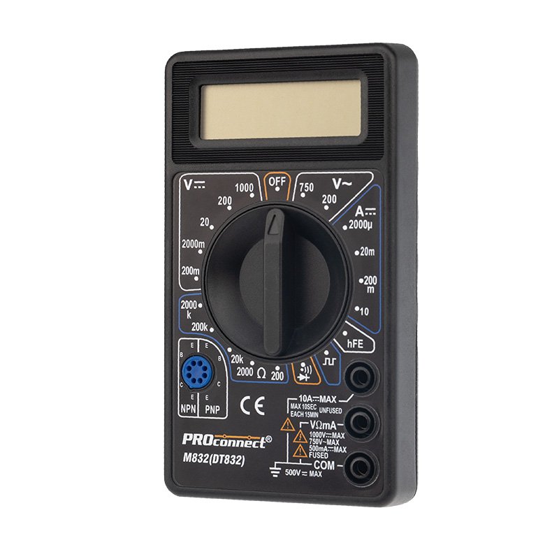 Цифровой мультиметр PROCONNECT M832 DT832 13-3012