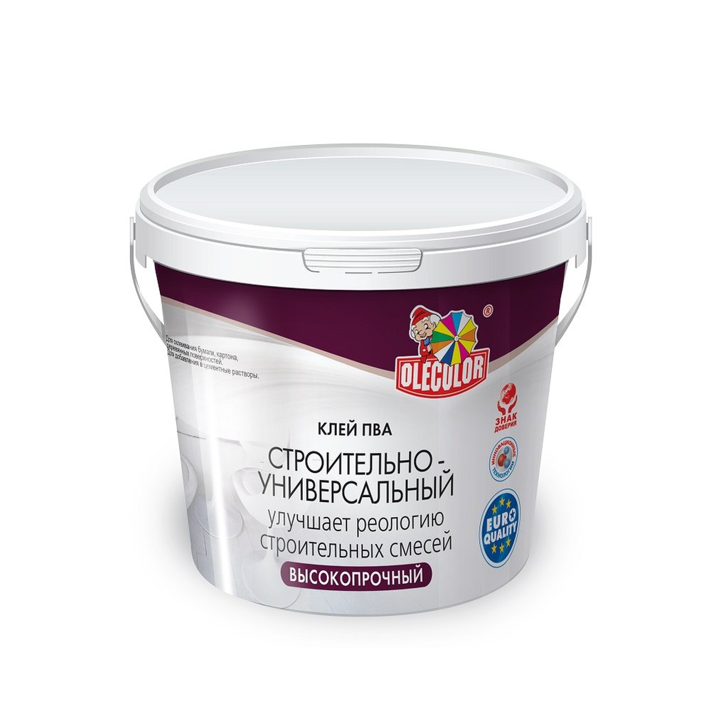 Строительно-универсальный клей ПВА OLECOLOR 10 кг 4300000099