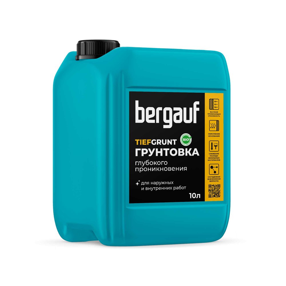 Грунтовка для стен глубокого проникновения Bergauf tiefgrunt 10 л 24514