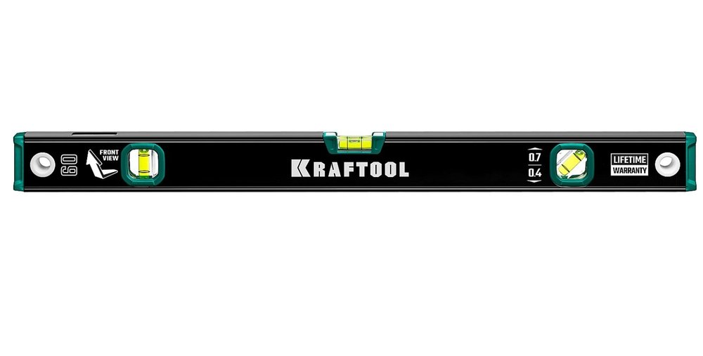 Уровень KRAFTOOL с зеркальным глазком, 600 мм 34781-60