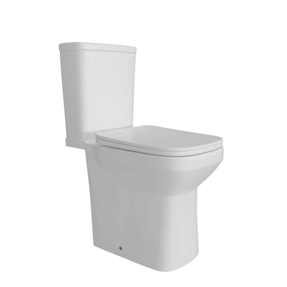 Напольный унитаз Teymi Kati безободковый, сиденье микролифт T40703 ЦБ-00267140