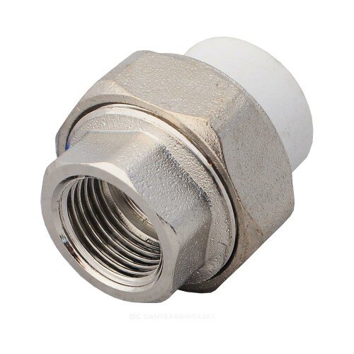 Комбинированная муфта VALFEX PP-R белая, разъем 20х1 дюйма ВР 10155125 127-0210