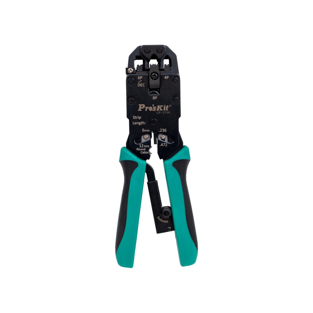 Клещи для обжима витой пары Pro'sKit CP-376K профессиональные 8P/6P/4P С00036254