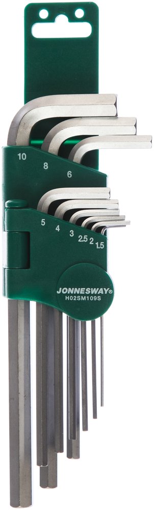 Комплект угловых шестиграников Jonnesway LONG H02SM109S