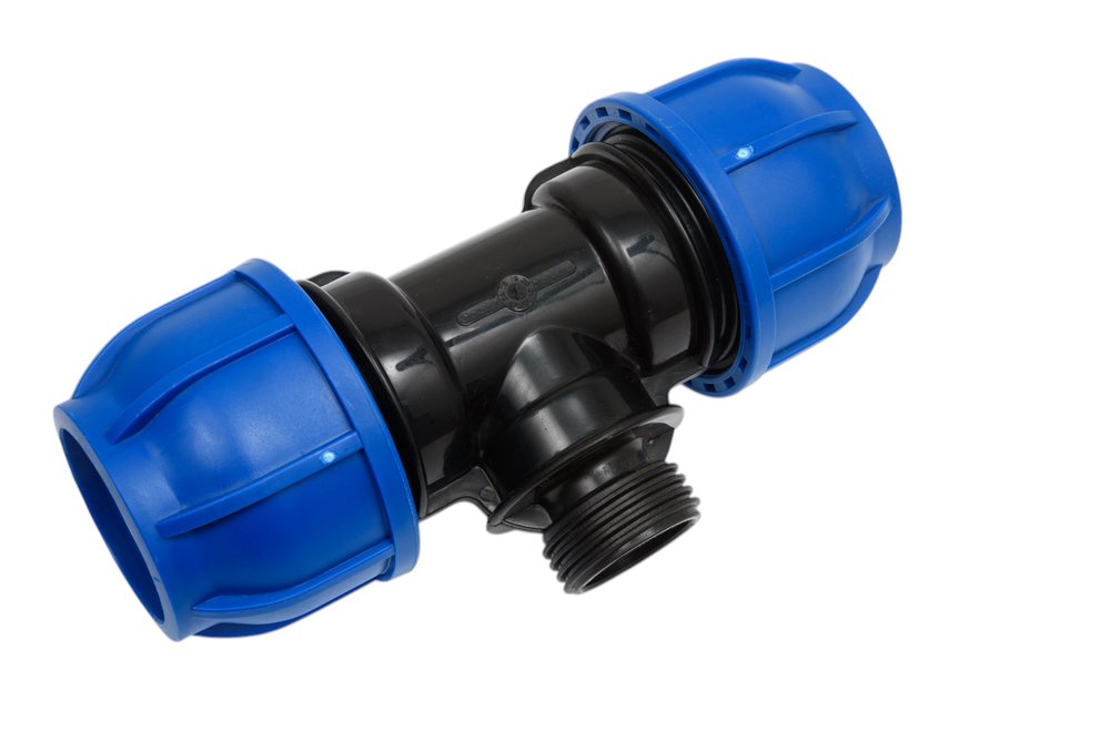 Компрессионный переxодной тройник TEBO ПНД  50x25x50 T-ПНД.Тр.0.50-25-50.CN