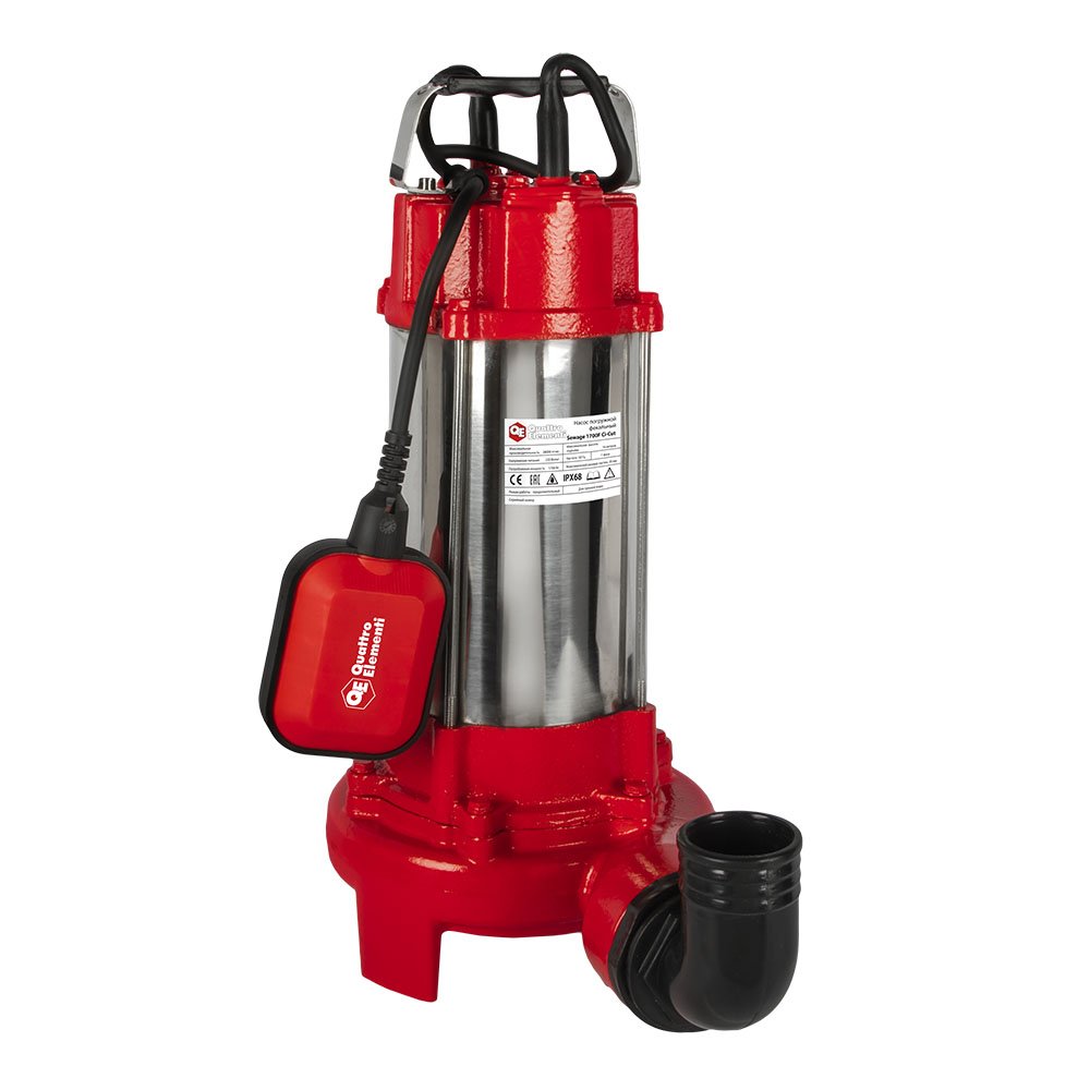 Фекальный насос QUATTRO ELEMENTI Sewage 1700F Ci-Cut 909-082