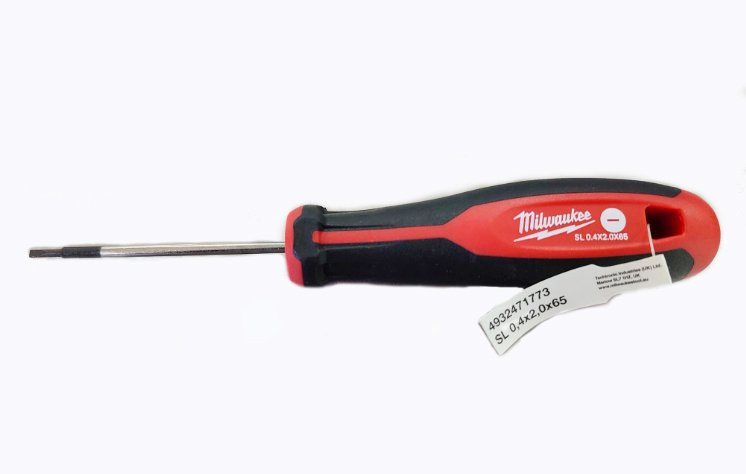 Магнитная отвертка с трехгранной рукояткой Milwaukee SL 0,4x2x65  4932471773