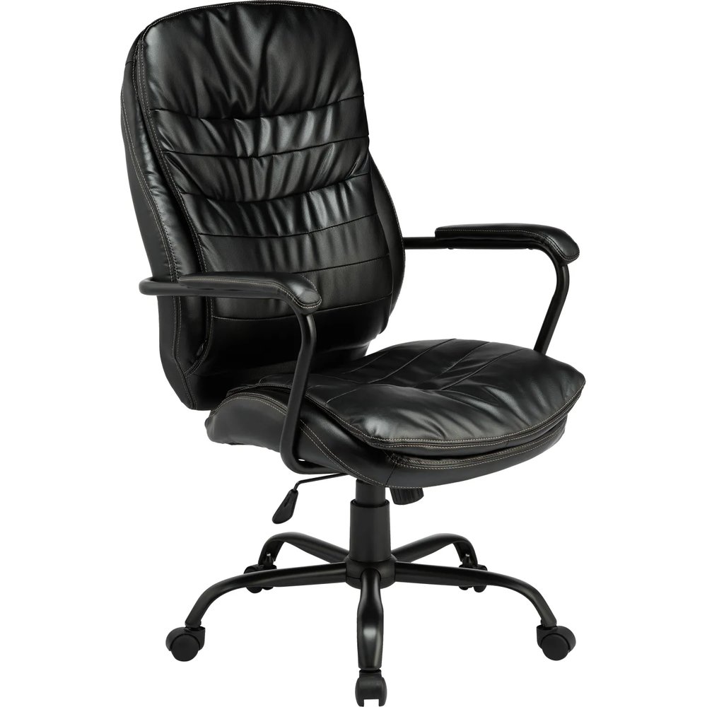 Кресло BN_Dp_EChair-559 TPU кожзам черный, металл черный
