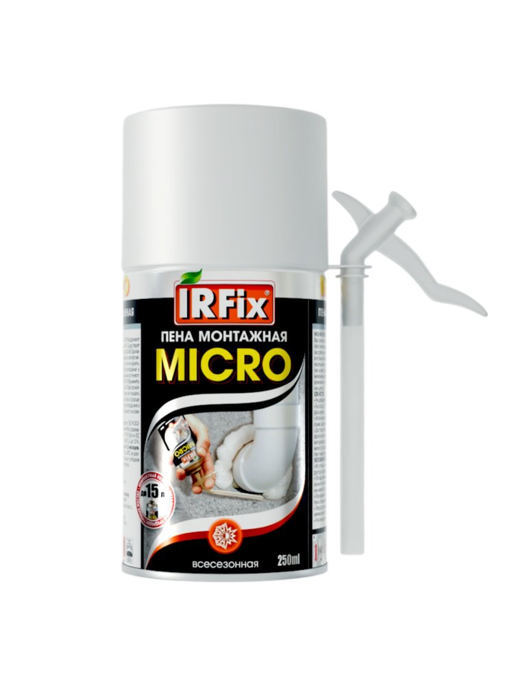 Всесезонная монтажная пена IRFIX MICRO 250 мл 10024
