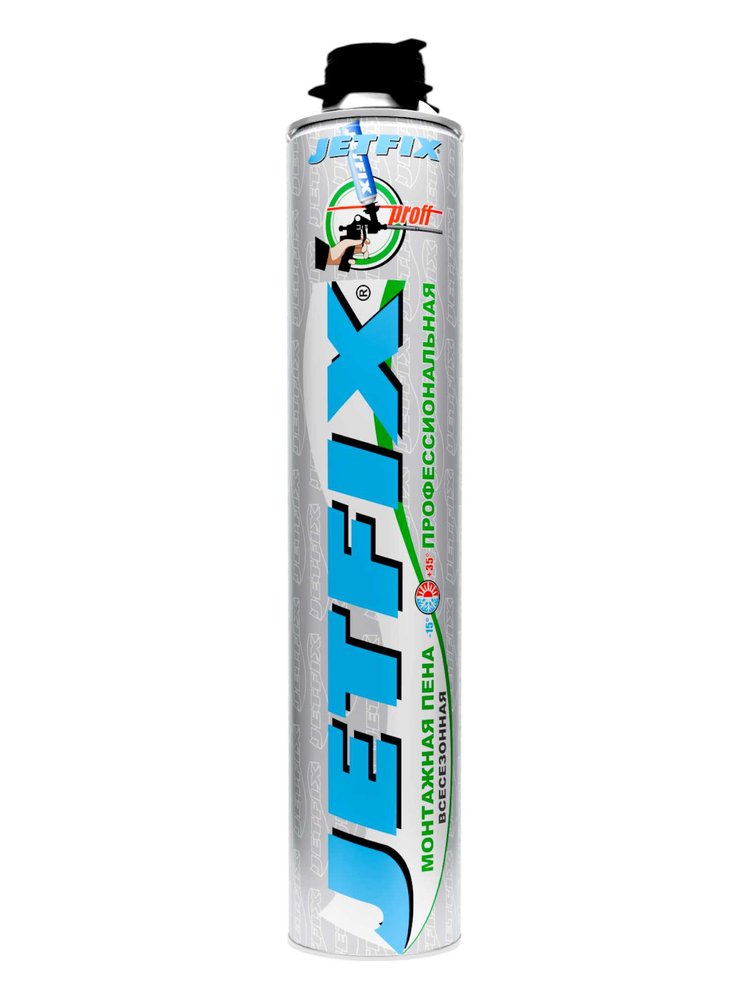 Пена монтажная профессиональная всесезонная JETFIX Pro 750мл 10030