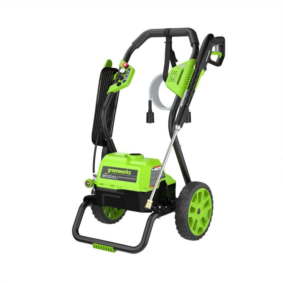 Электрическая мойка высокого давления 1800 Вт 140 бар GreenWorks 5106707