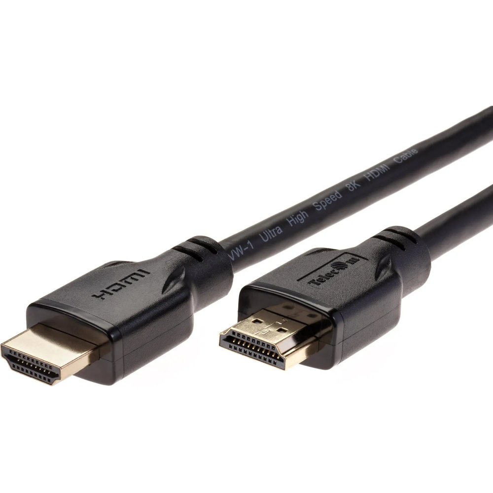 Кабель HDMI 19M/M,ver. 2.1, 8K@60 Hz 1.5m, медь,  Telecom <,TCG255-1.5M