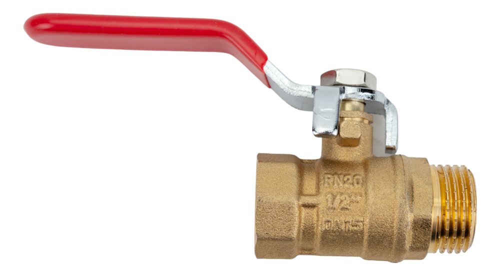 Шаровой кран ProfECO 1/2 ВР-НР, муфтовый, ручка, Ду15, Ру20 11Б27п1 PE-12FML