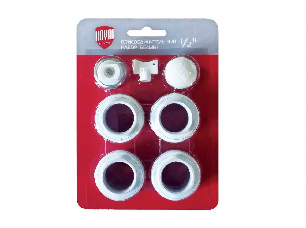 Комплект монтажный ROYAL THERMO 1x1/2 белый НС-1490685