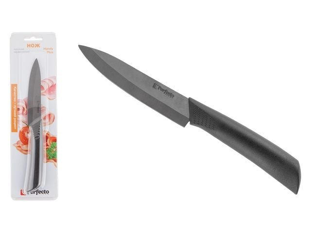 Нож кухонный PERFECTO LINEA керамический, 10.5 см, серия Handy Plus (Хенди Плюс), 21-005401