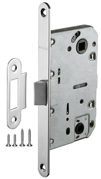 Врезная защелка Fuaro PLASTIC P96WC-50 CP хром 33613