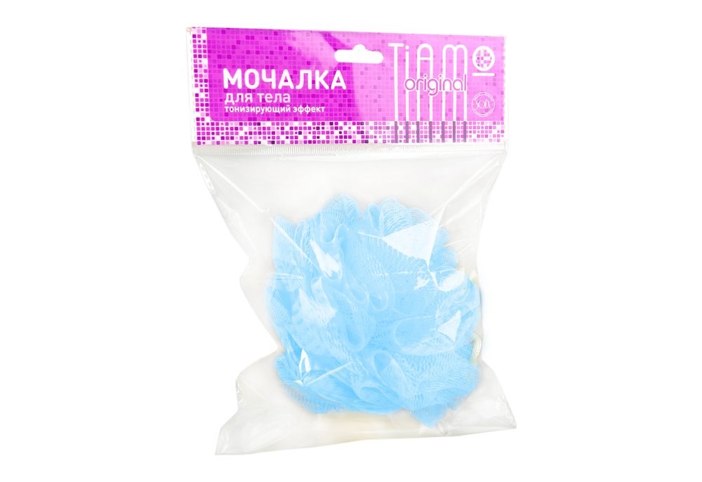 Мочалка из нейлона TIAMO Original ШАР Макси 7734