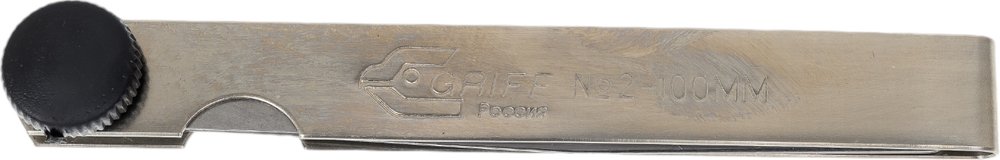 Набор щупов 0.02-0.5 мм, 17 пластин, длина 100 мм GRIFF D127011