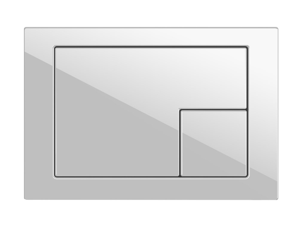 Кнопка Cersanit CORNER для LINK PRO/VECTOR/LINK/HI-TEC пластик, белый 64077