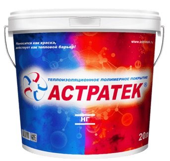 Теплоизоляционное полимерное покрытие Астратек Фасад белый 20 л 4620002840105