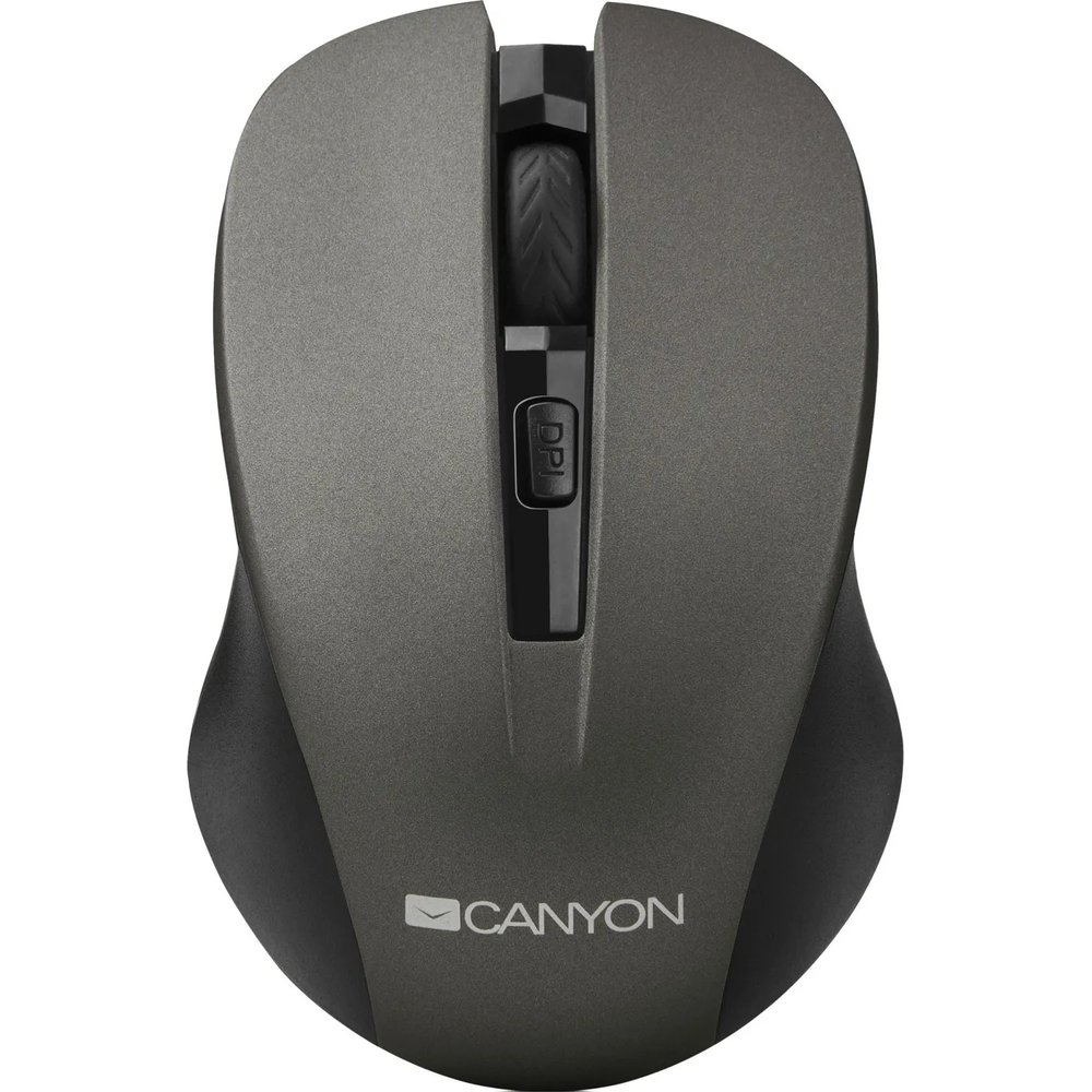Мышь компьютерная Canyon MW-1, беспроводная, серый (CNE-CMSW1G)