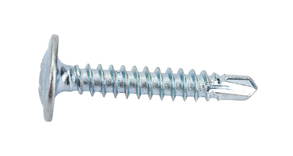 Саморез с прессшайбой Daxmer ПШС 4,2x25 цинк, усиленный, сверло, 250 шт 00-00468493
