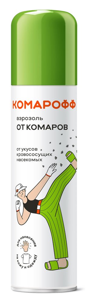 Аэрозоль от комаров 150 мл 1 шт/уп Комарофф 66700704