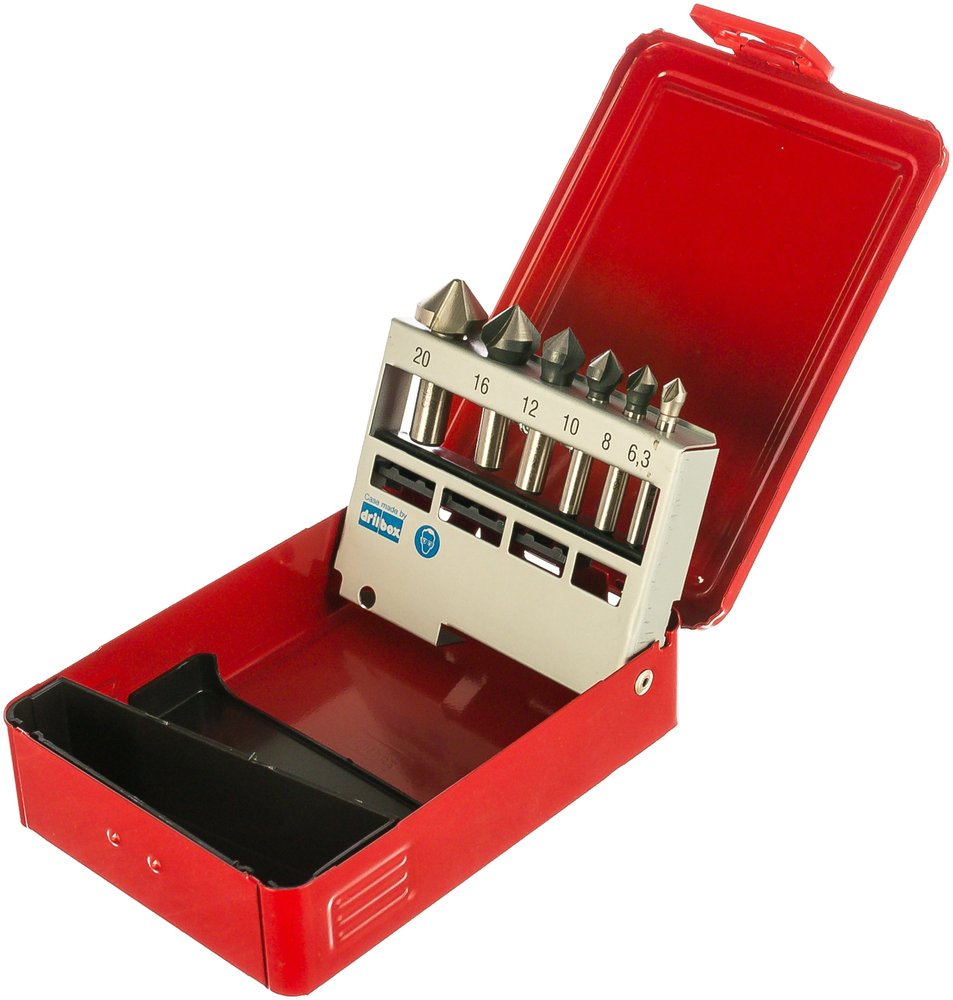 Набор из 6 зенковок 90гр./6,3, 8, 10, 12,16,20/ Bucovice Tools 741805
