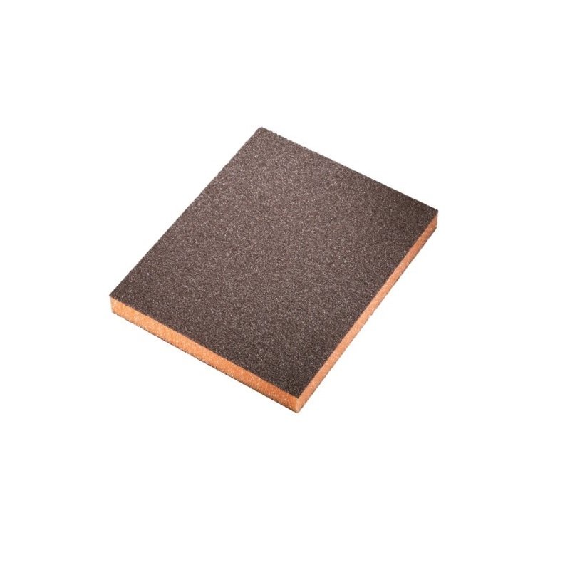 Губка 2-х сторонняя Sponge Soft 98х120х13 мм, Medium, P280, оранжевая, 20 шт SIA 0070.1244.01.09