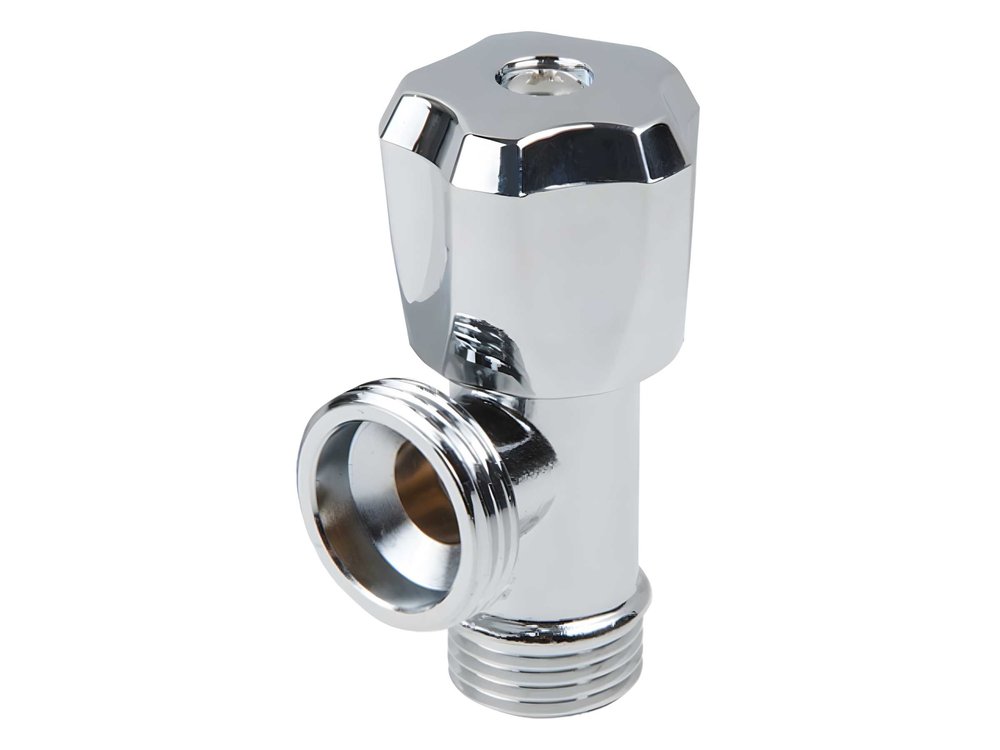 Вентильный кран для стиральной машины AV Engineering 1/2x3/4 хром AVE2263412