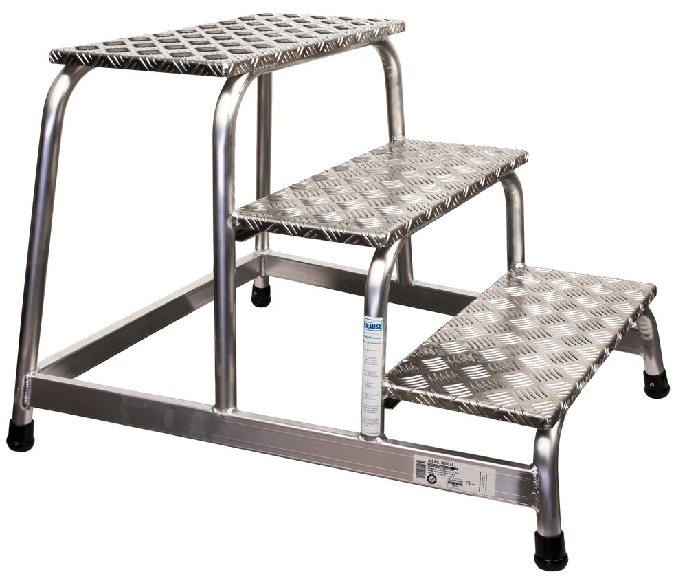 Алюминиевая монтажная подставка 3 ступеньки Krause STABILO 805034