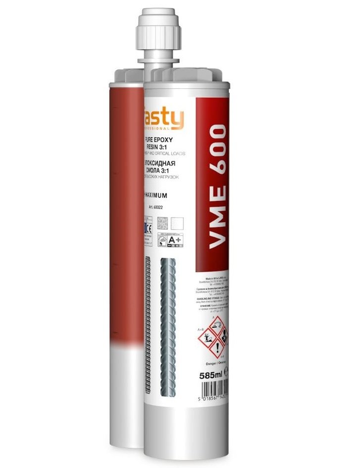 Fasty VME 600 картридж 585 мл + 1 смеситель  (химический анкер) 60022