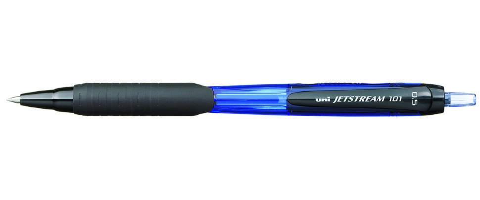 Набор автоматических шариковых ручек UNI Jetstream SXN-101-05, цвет чернил: синий, 12 шт 77361