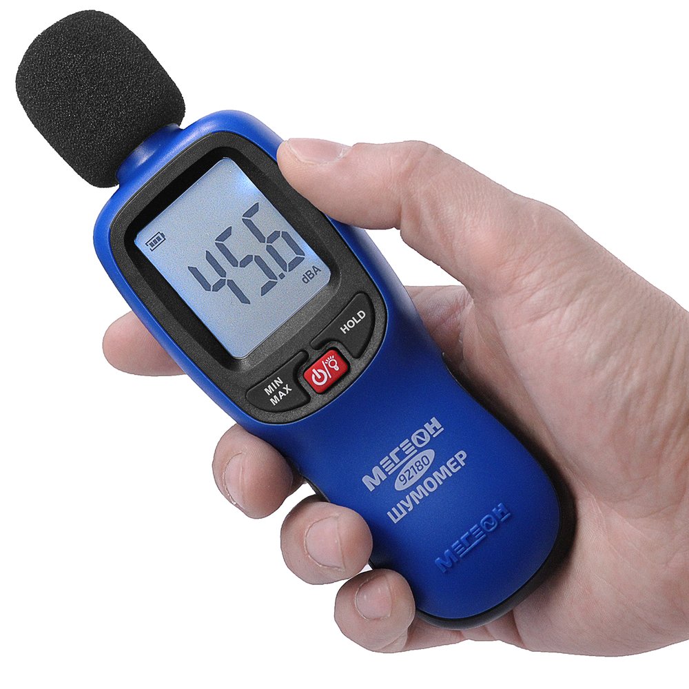Цифровой измеритель уровня шума МЕГЕОН 92180 с поверкой к0000037810