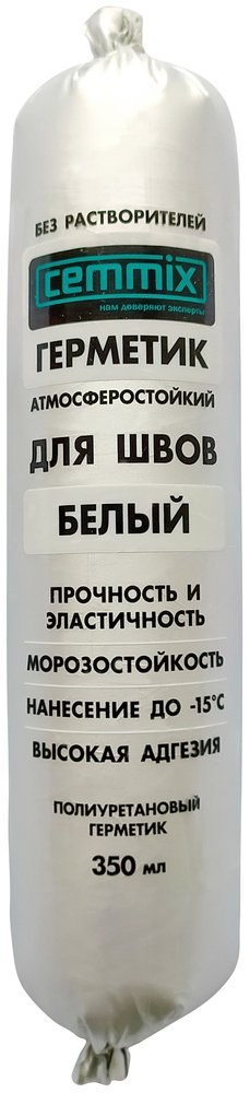 Клей-герметик для швов CEMMIX Белый 350 мл 82578583