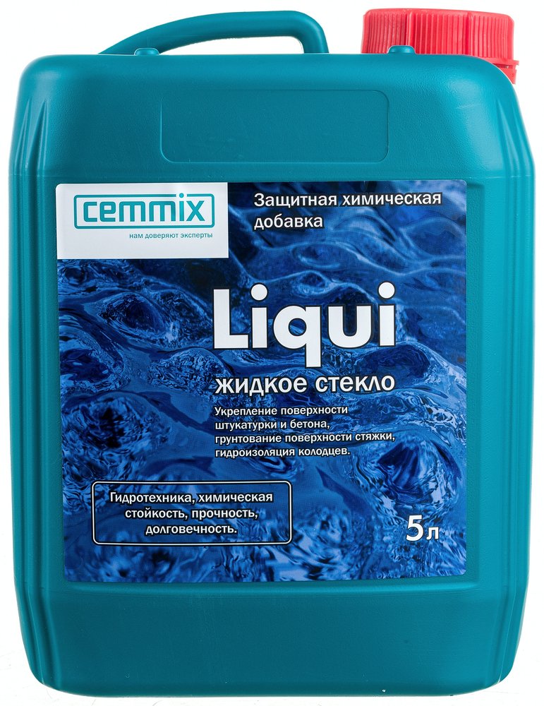 Пластификатор для бетона CEMMIX Жидкое стекло 5 л 529031