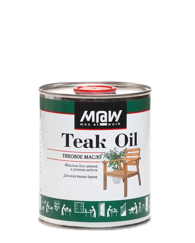 Тиковое масло Men at Work TEAK OIL 0,75 л v80085