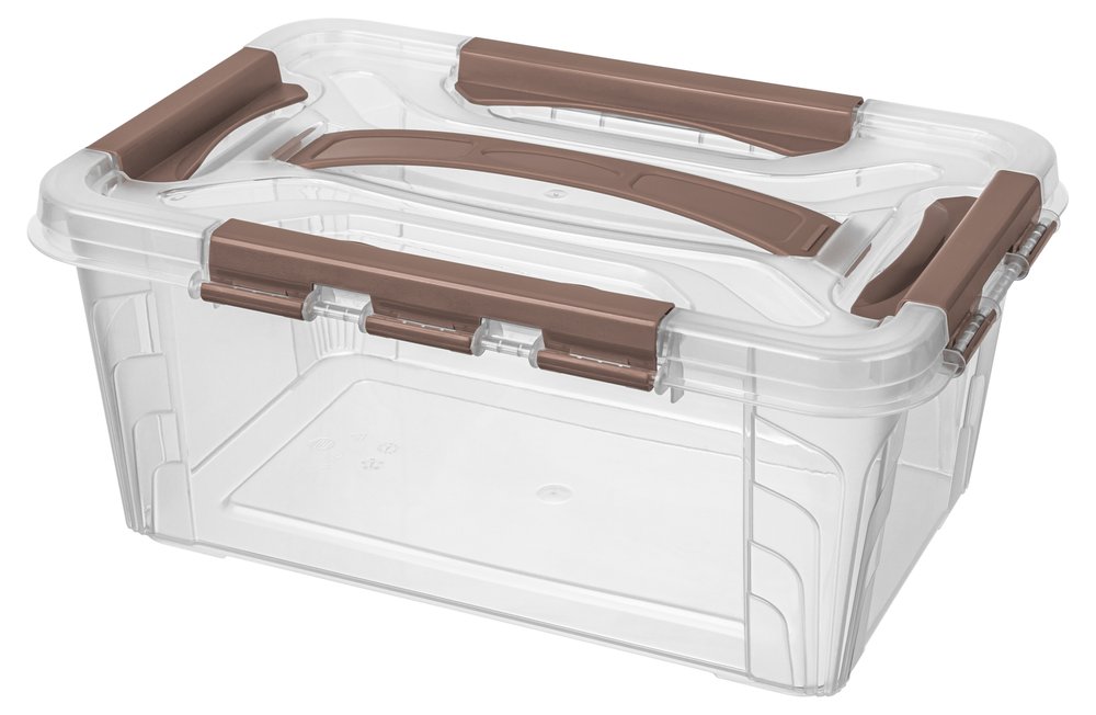 Универсальный Ящик для хранения Econova Grand Box с замками и ручкой, 4,2 л 433200114