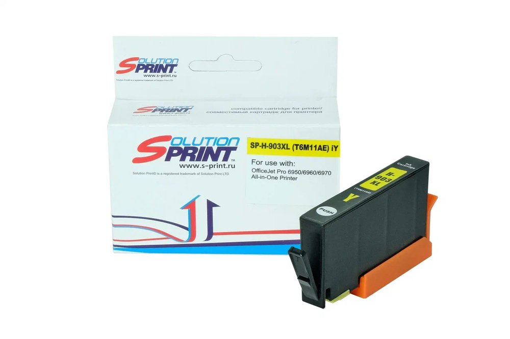 Картридж Solution print Solutionprint SP 903XL (T6M11AE) для HP, желтый 291672
