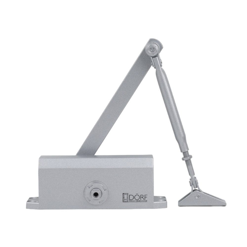 Дверной доводчик DORF 80 кг, серебро L8223_silver